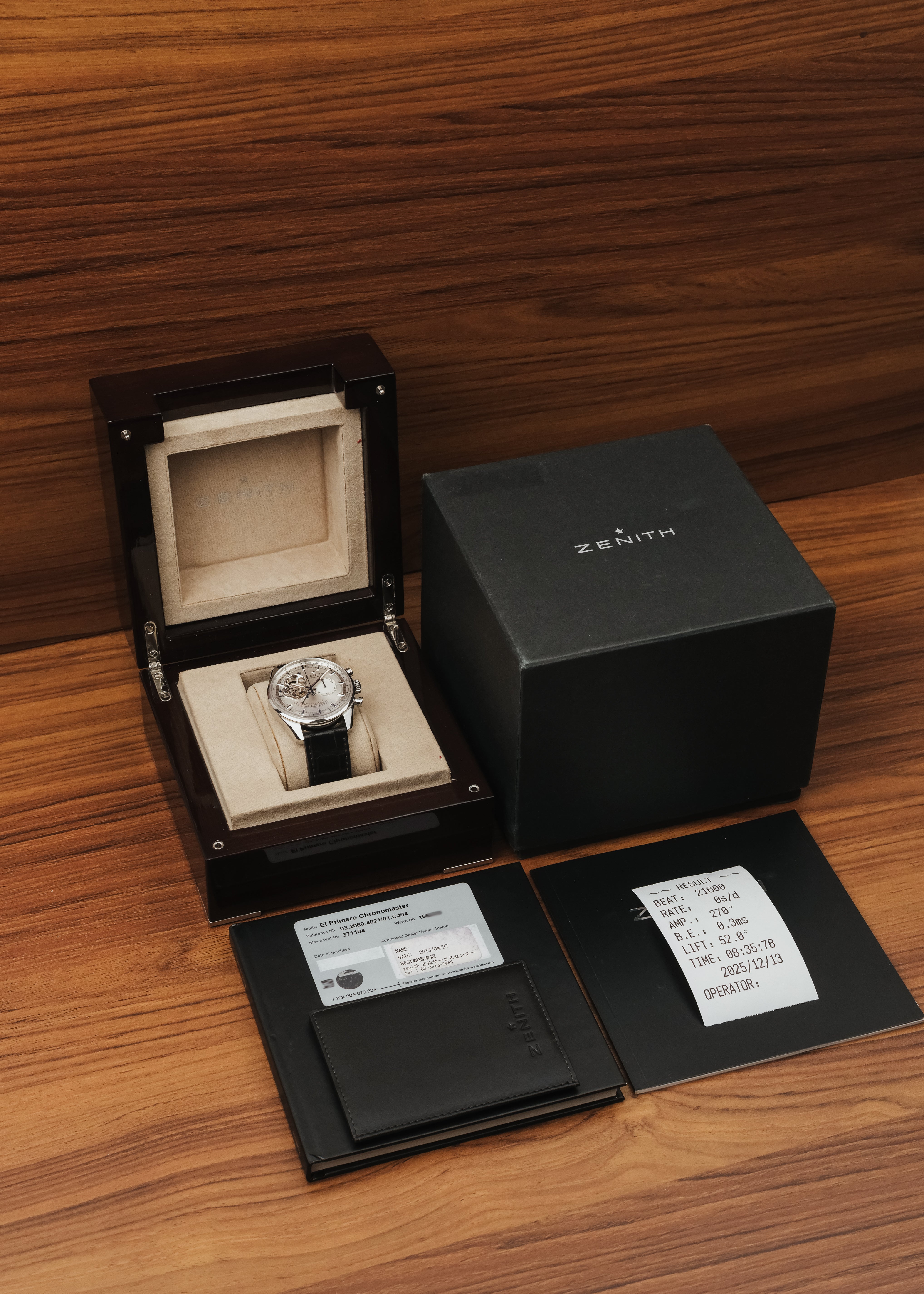 2013 Zenith El Primero Chronomaster Reserve de Marche (Box & Papers)