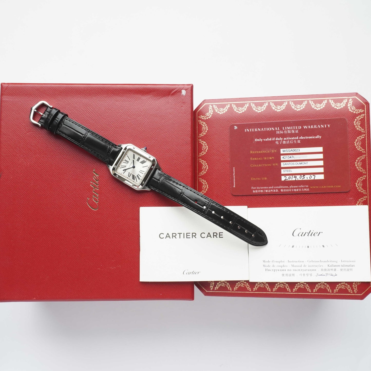 2019 Cartier Santos Dumont (Full Set)