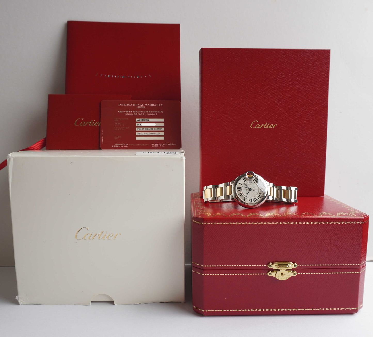 Cartier Ballon Bleu (Boxes / Card / Booklet)