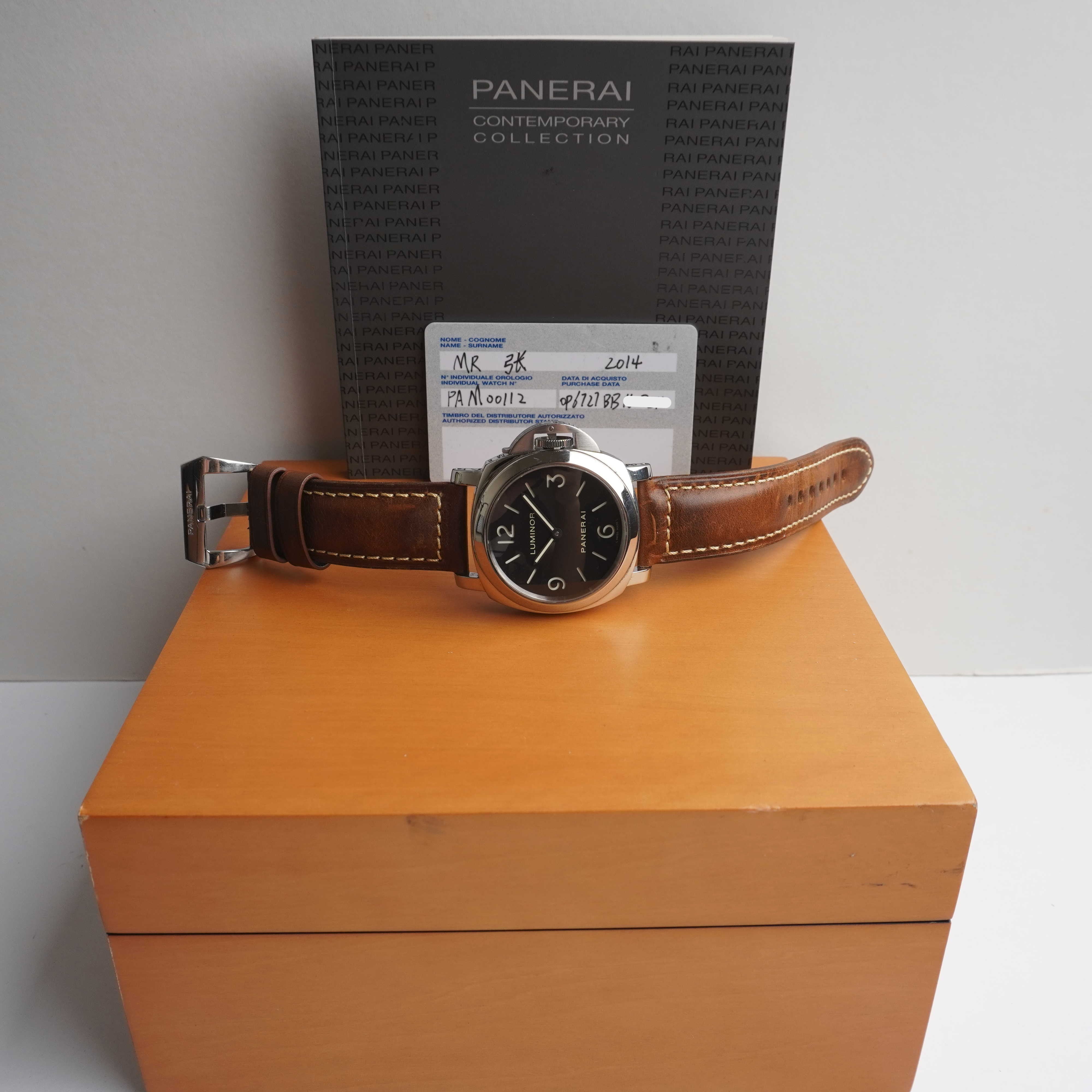 Panerai Luminor Base (Box / Card / Manual)