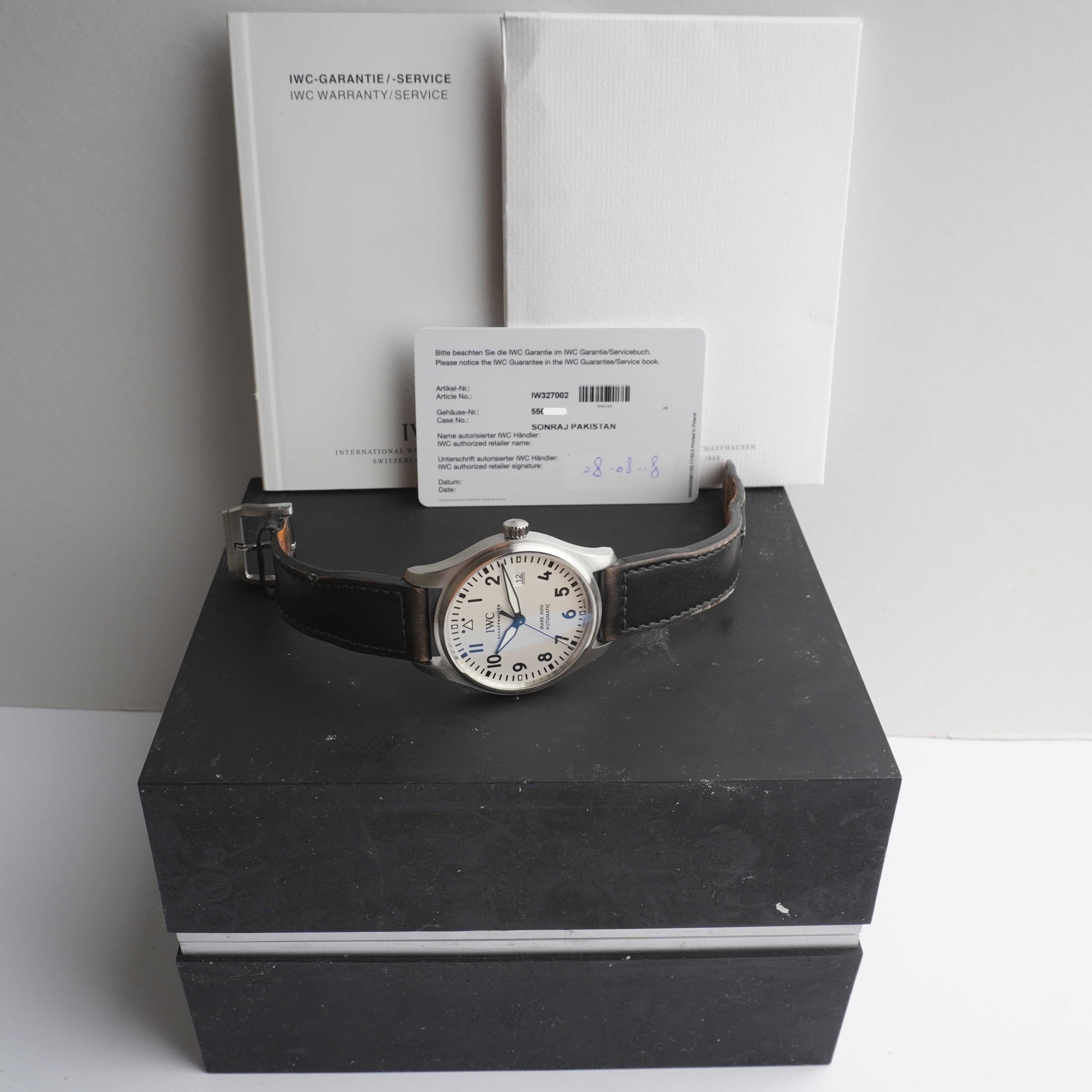 IWC Pilot Mark XVIII (Box / Card / Manual)