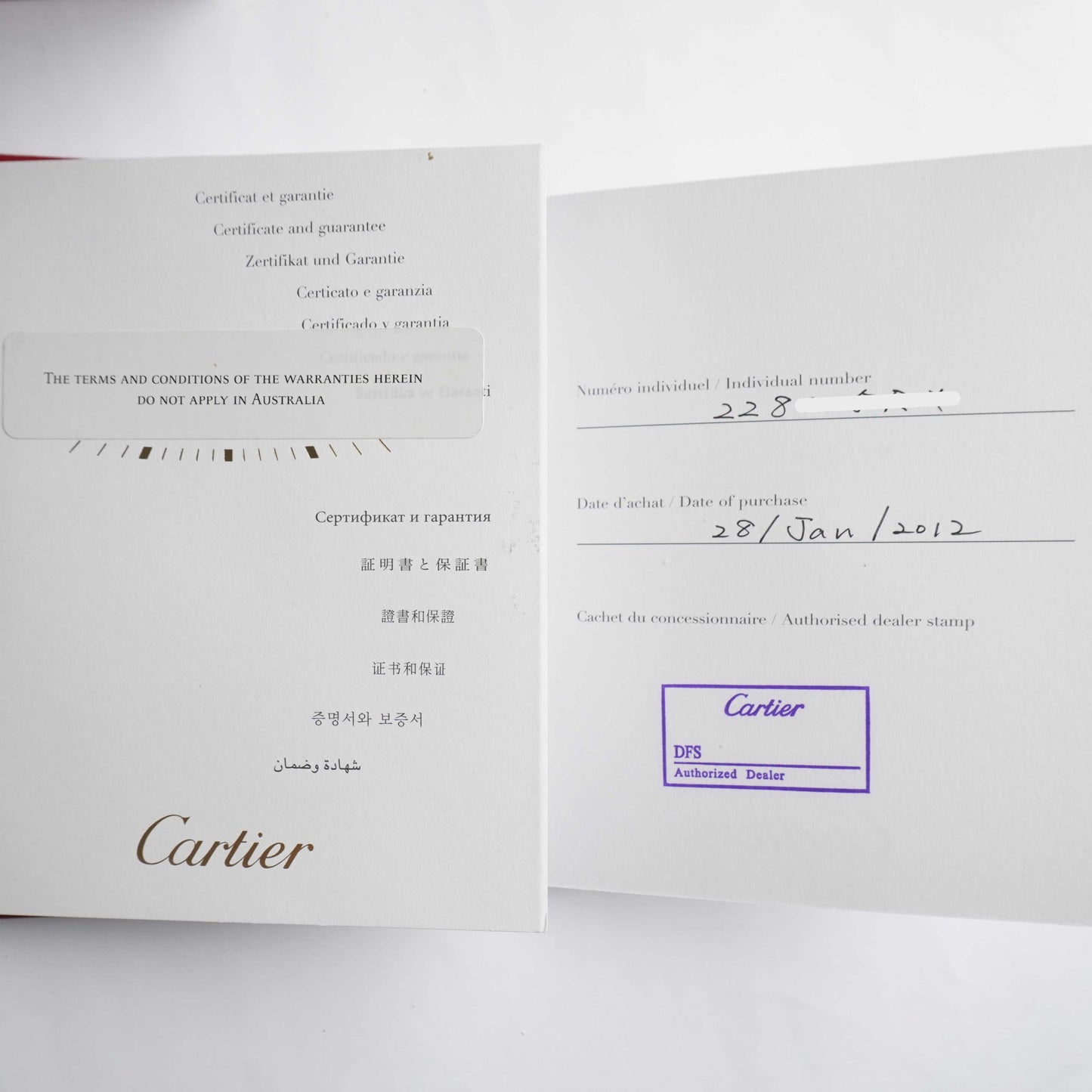 2012 Cartier Santos Galbee (Full Set) *ON HOLD*