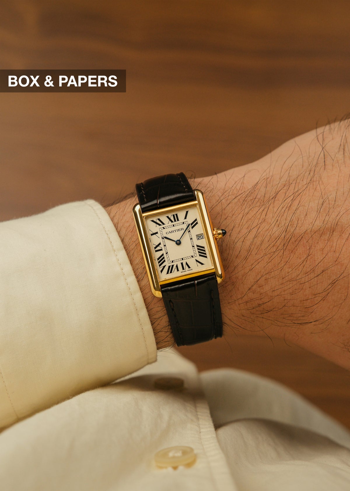 2011 Cartier Tank Louis 18K Gold