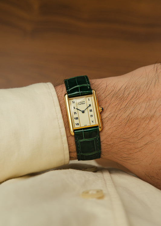 1988 Must de Cartier Tank "Column Dial" (Box & Papers)