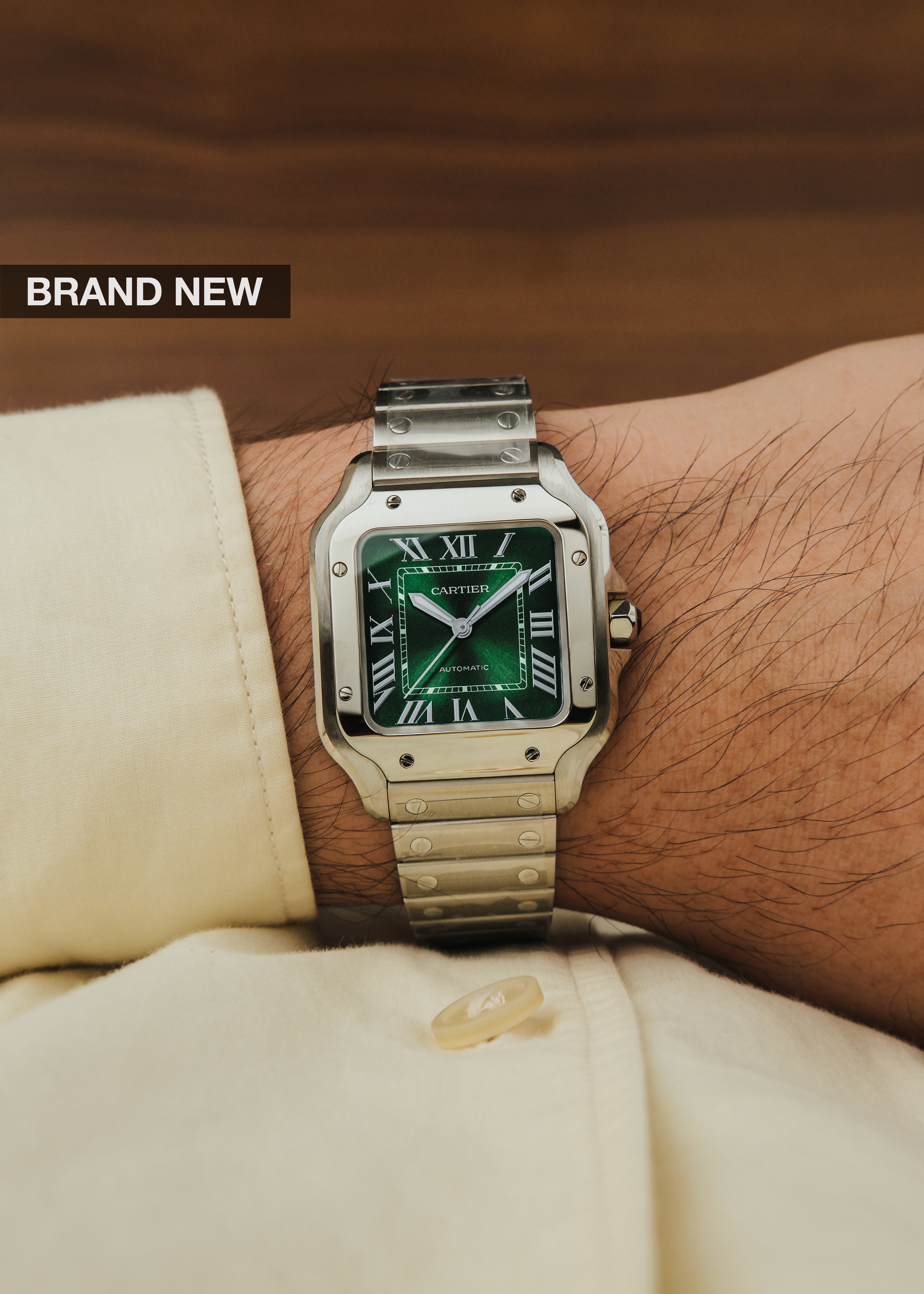 2025 Cartier Santos Medium (Box & Papers) *Brand New*